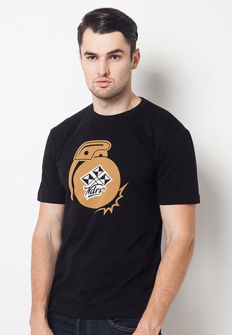 END-QF006/TSHIRT-E-GRENADE-BLACK-M