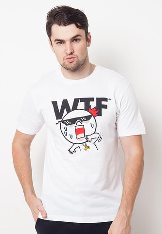 END-QF016/TSHIRT-E-WTF-WHITE-M