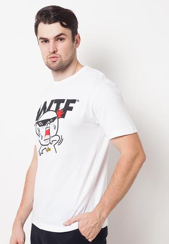 END-QF016/TSHIRT-E-WTF-WHITE-M