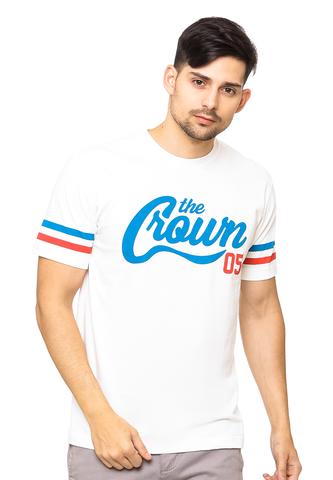 END-QK002/TSHIRT-E-THECROWN05-OFFWHITE-M