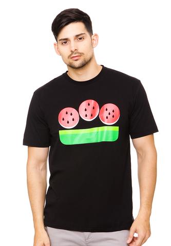 END-QK003/TSHIRT-E-WATERMELON-BLACK-M