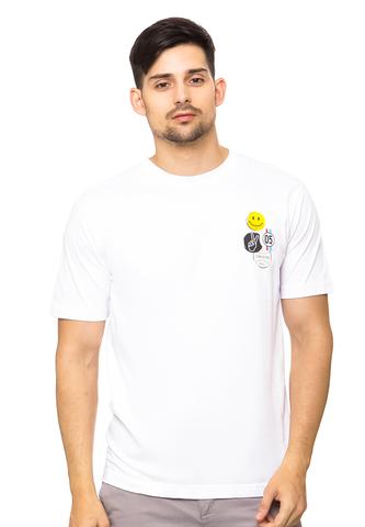 END-QK004/TSHIRT-E-BUTTONPIN-WHITE-M