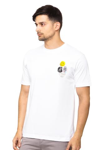 END-QK004/TSHIRT-E-BUTTONPIN-WHITE-M
