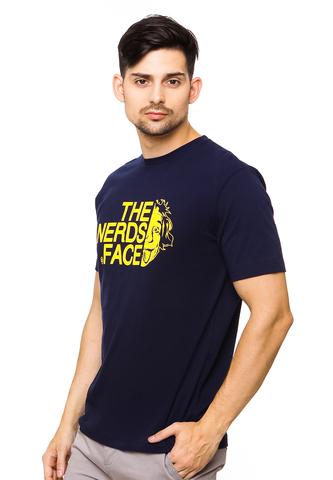 END-QK006/TSHIRT-E-FACE-NAVYBLUE-M
