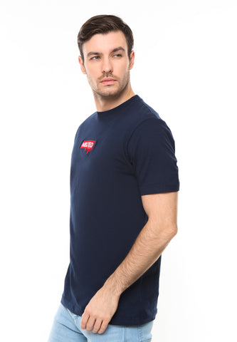 END-RD002/TSHIRT-E-MELTEDBORDIR-NAVY