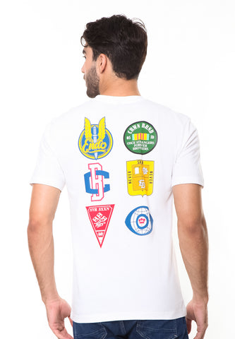 END-RE001/TSHIRT-AYD-BADGE-WHITE-M