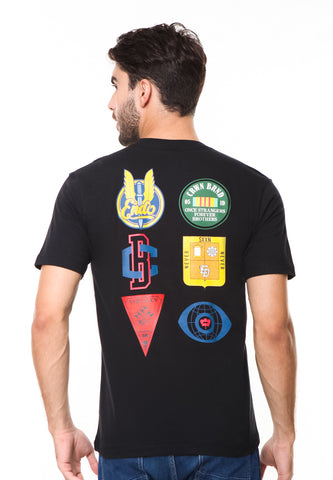 END-RE003/TSHIRT-SYN-BADGE-BLACK-M
