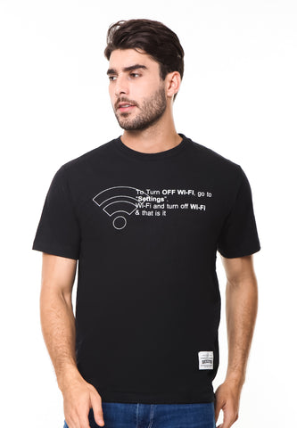END-RE012/TSHIRT-SYN-WIFI-BLACK-M