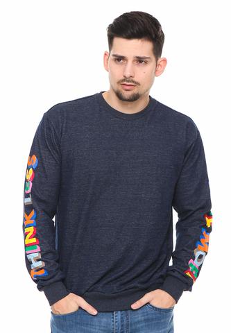 END-RF009/SWEATSHIRT INO THINK DARKBLUE
