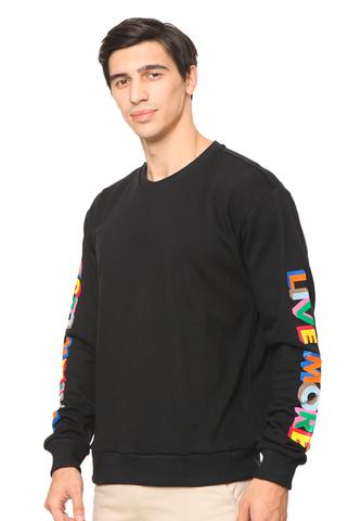END-RF022 / SWEATSHIRT INO FIRE BLACK M