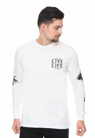 END-RG005/TSHIRT LS SYN LIVELIFE 2 WHITE M