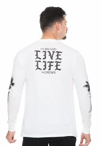 END-RG005/TSHIRT LS SYN LIVELIFE 2 WHITE M