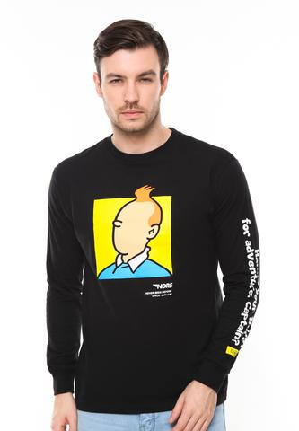 END-RF046/TSHIRT SYN LS TIN BLACK M