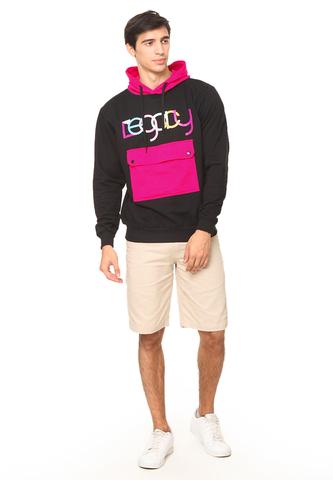 END-RG003 / SWEATER SYN LEGACY PINK BLCK M