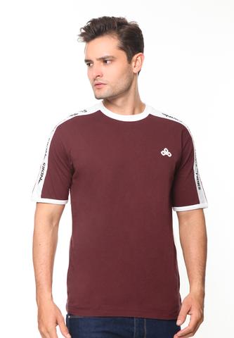 END-RG007/TSHIRT SYN NDRS STRIPE MAROON-M