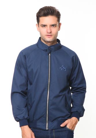 END-RH003/JACKET I HARRINGTON NAVY-M