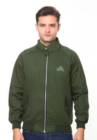 END-RH006/JACKET I HARRINGTON ARMY GREEN-M
