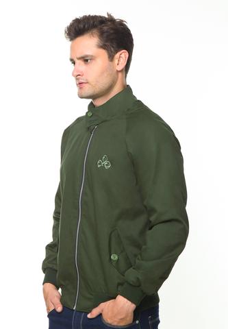 END-RH006/JACKET I HARRINGTON ARMY GREEN-M