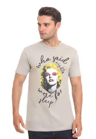 END-RI010/TSHIRT H MONROE WHO SAID GREY M