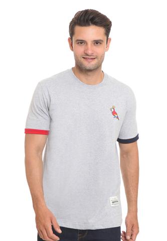 END-RI011/TSHIRT E PARROT MISTY GREY M