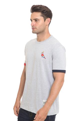 END-RI011/TSHIRT E PARROT MISTY GREY M