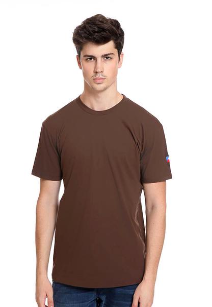 END-RK011/TSHIRT H FLAG BASIC BROWN M