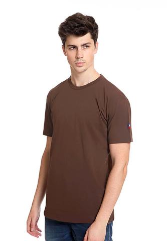 END-RK011/TSHIRT H FLAG BASIC BROWN M