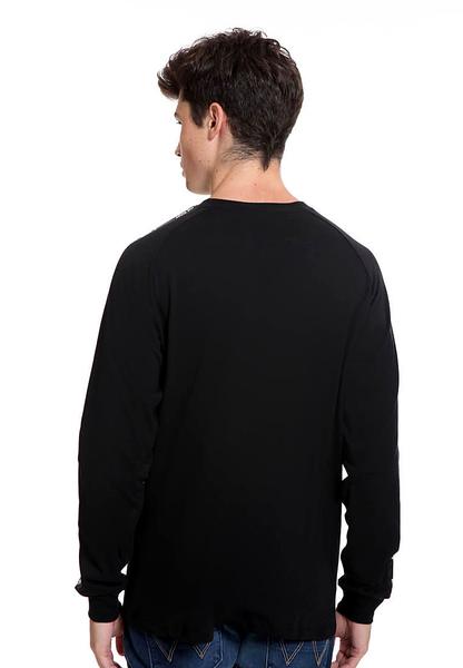 END-RK022/TSHIRT H LS LIFE IS SHORT BLACK M