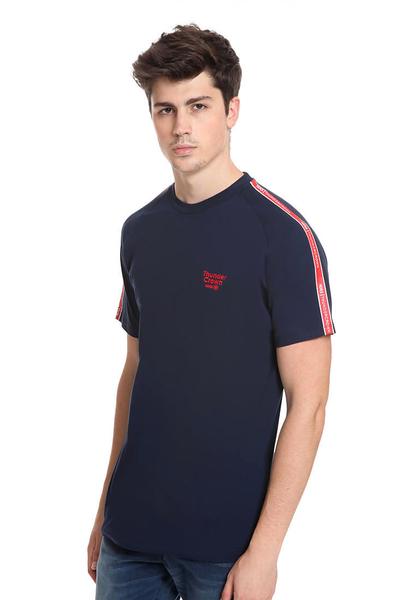 END-RK025/TSHIRT H THUNDER CROWN NAVY M