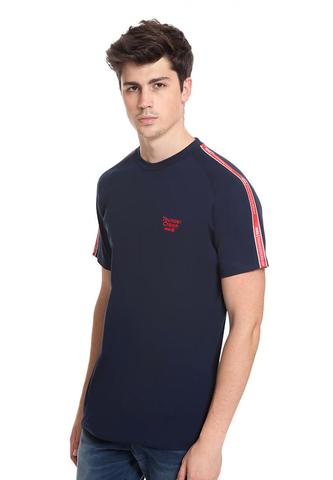 END-RK025/TSHIRT H THUNDER CROWN NAVY M