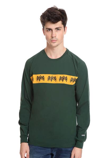 END-RK026/TSHIRT H LS LION SIGN GREEN M