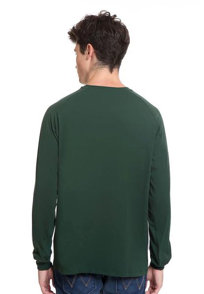 END-RK026/TSHIRT H LS LION SIGN GREEN M