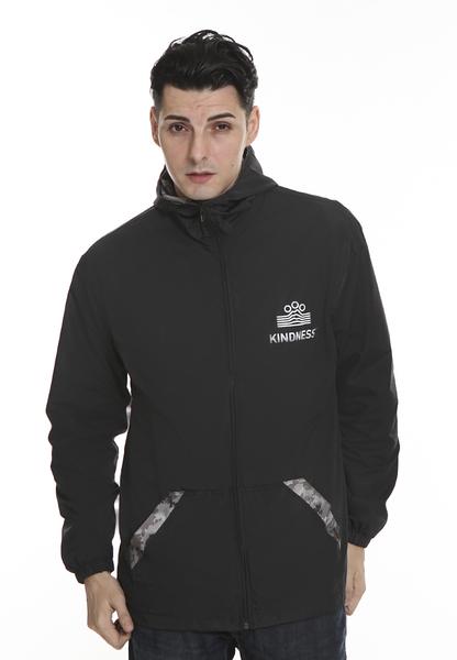 END-RK027/JACKET JJ KINDNESS BLACK M