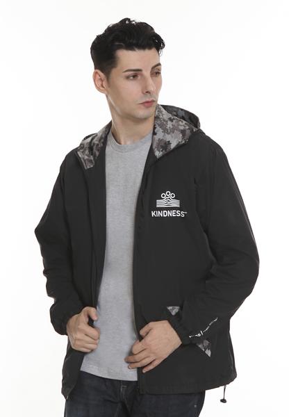 END-RK027/JACKET JJ KINDNESS BLACK M