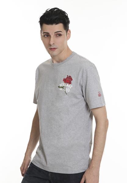 END-RL001/TSHIRT E ROSES REVENGE MISTYGREY M