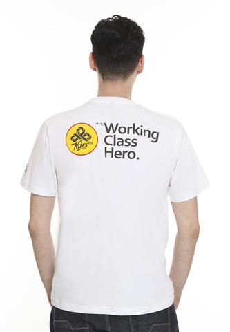 END-RL004/TSHIRT E ARTWORKING CLASS HERO WHITE M
