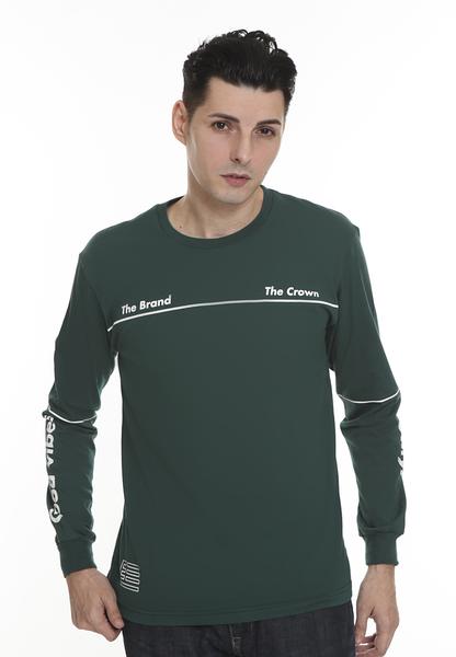 END-RL005/TSHIRT E GOOD VIBES ONLY GREEN M