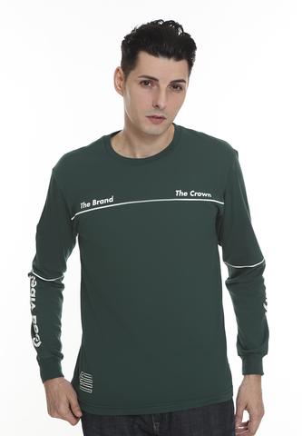END-RL005/TSHIRT E GOOD VIBES ONLY GREEN M