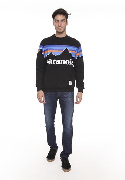 END-RL006/SWEATER E PARANOIA BLACK-M