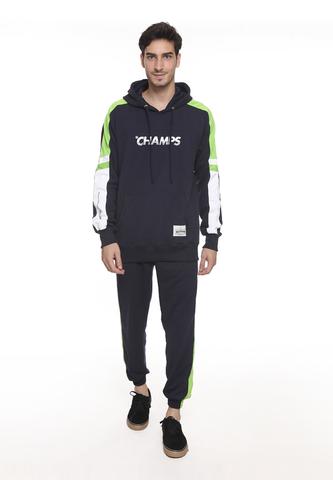 END-SD002/PANTS I CHAMPS JOGGER NAVY GREEN M