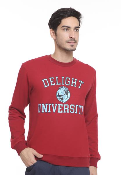 END-SD007/SWEATER H DELIGHT UNIVERSITY MAROON M