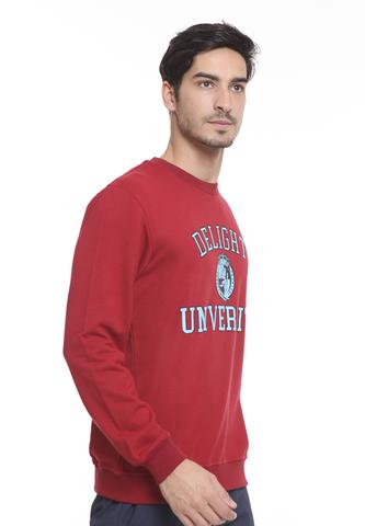 END-SD007/SWEATER H DELIGHT UNIVERSITY MAROON M