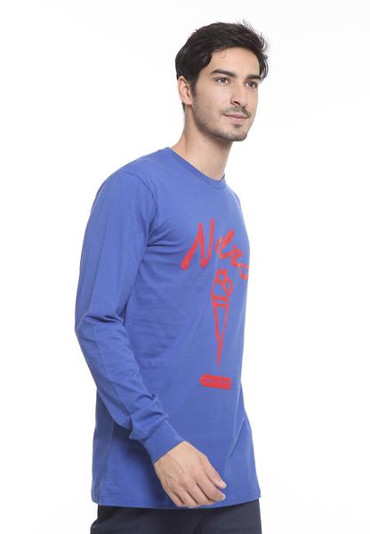 END-SD012/TSHIRT H LS JKT CITY BLUE M