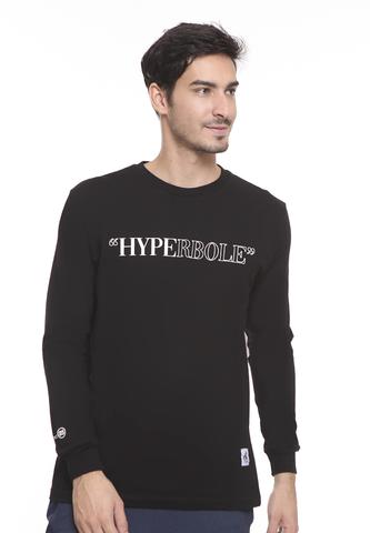 END-SE005 / ENDORSE TSHIRT E LS HYPERBOLE BLACK M