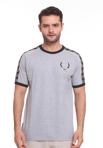 END-SF005/ENDORSE TSHIRT E THUNDER STRIPES MISTYGRY M