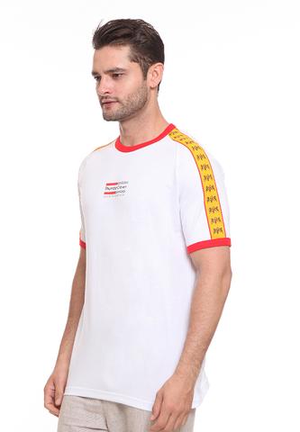 END-SF006/ENDORSE TSHIRT E THUNDER CROWN STRIPE YELLOW M