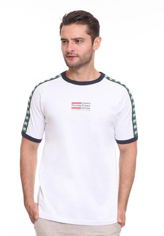 END-SF007/ENDORSE TSHIRT E THUNDER CROWN STRIPE GREEN M