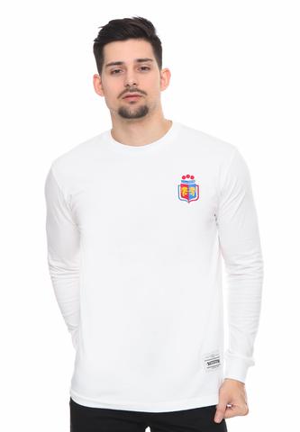 END-RF033/TSHIRT SYN LS CROWN WHITE M