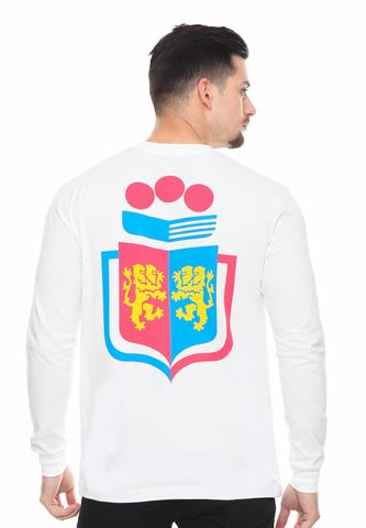 END-RF033/TSHIRT SYN LS CROWN WHITE M