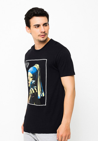 URB-OL004/TSHIRT-H-URBSELFIE-BLACK-M